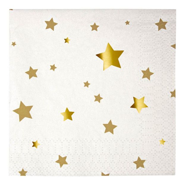 Stars Paper Napkins - Set of 20-product