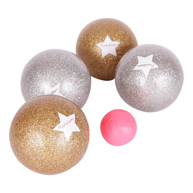 Jeu de boules doré et argenté-product