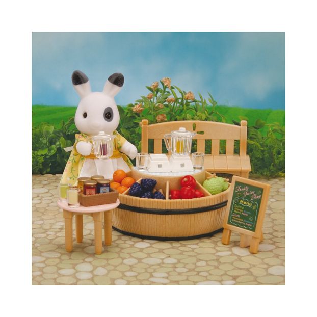 Bar à jus de fruit et figurine-product
