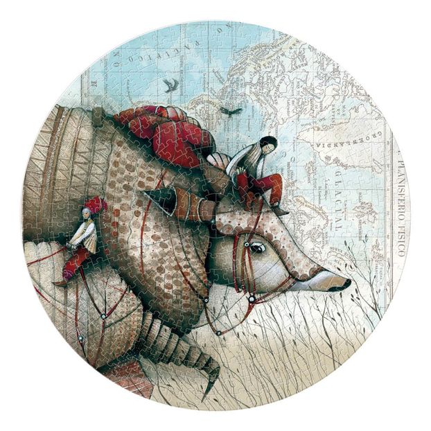 Puzzle rond Tatou 500 pièces-product