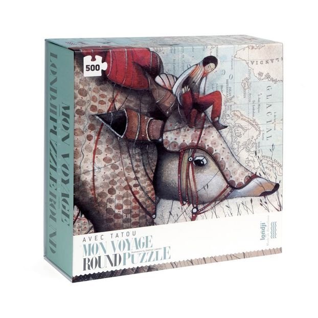 Puzzle rond Tatou 500 pièces-product