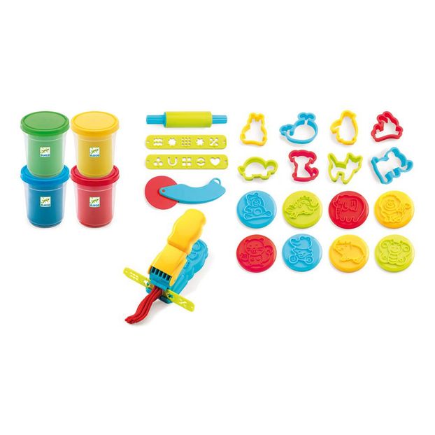 4 pots of Modelling Dough and 21 Tools-product