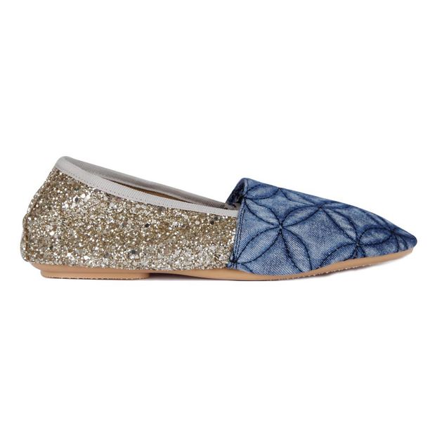 Espadrilles en Jean Arrière Doré-product