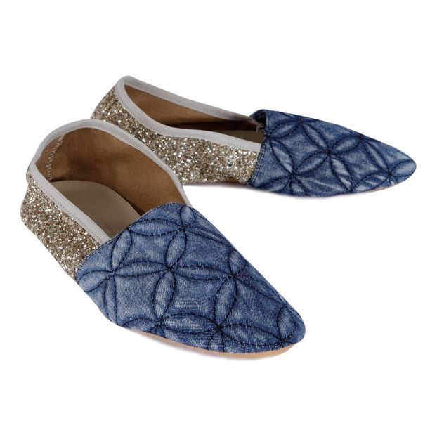 Espadrilles en Jean Arrière Doré-product
