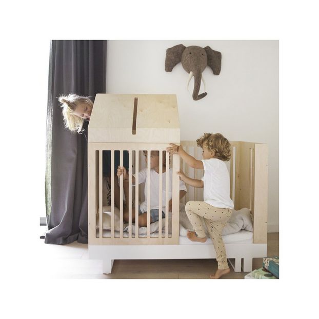 Kit évolutif avec toit-maison pour lit 70x140 cm-product