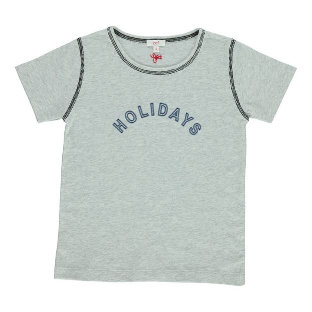 Embroidered "Holidays" T-Shirt-product