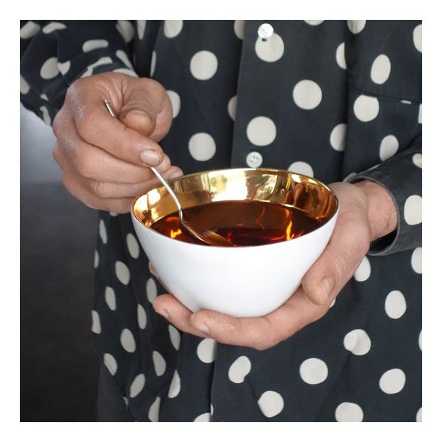 Tasas porcelana platino - Lote de 2-product