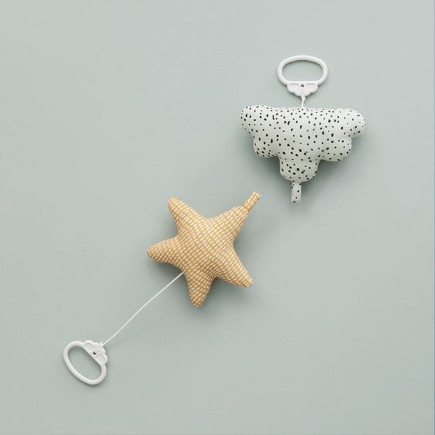 Mobile musical nuage en coton-product