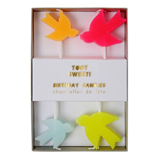 Bougies oiseaux - Set de 8-product