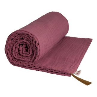 Numero 74 Leichte Decke - granatapfelrot-listing