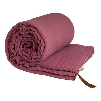 Numero 74 Wattierte Decke - granatapfelrot-product