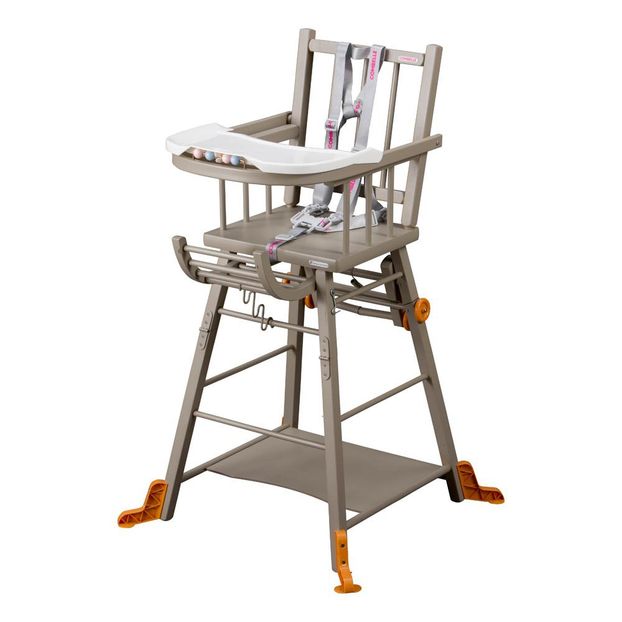 Seggiolone Marcel - Grigio chiaro laccato-product