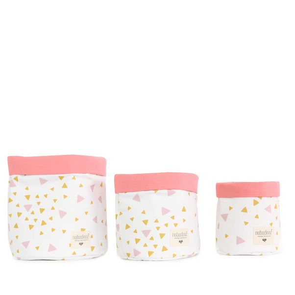 Cesta Mambo triángulos rosa y amarillo-product