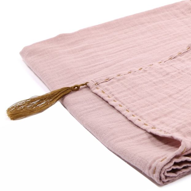 Gauze Nana Swaddle - dusky pink-product