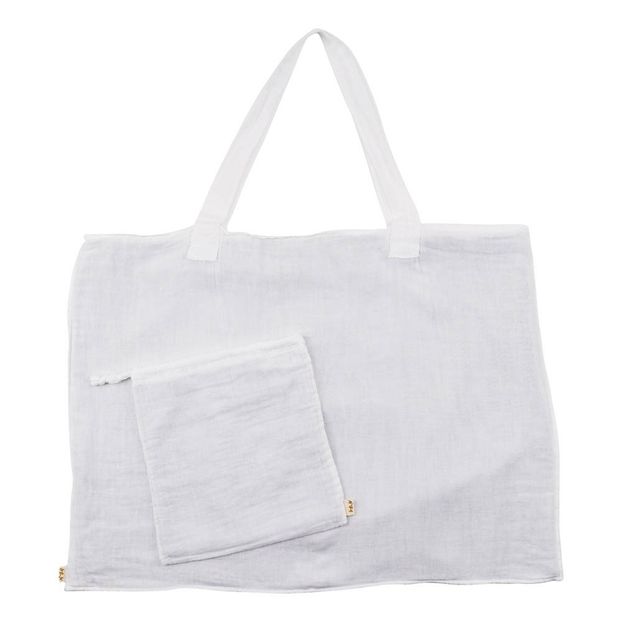 Sac cabas en coton et pochette --product