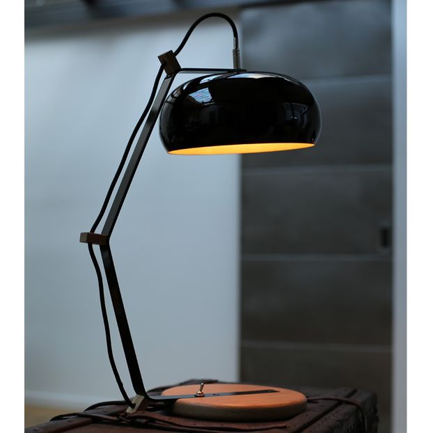 Lámpara Rhoda - Roble y metal-product