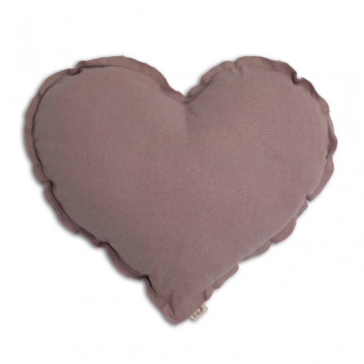 Coussin Cœur | Dusty Pink S007- Image produit n°0