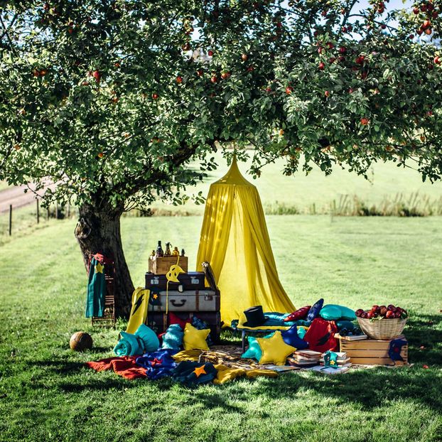 Bed canopy - sunflower yellow-product