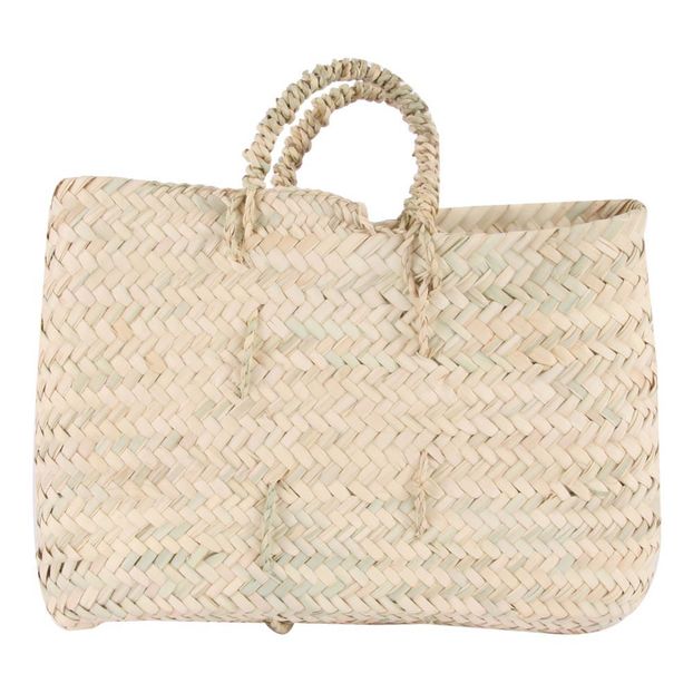 Panier plat en feuille de palmier-product
