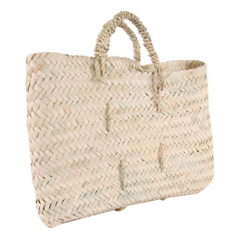 Panier plat en feuille de palmier-product