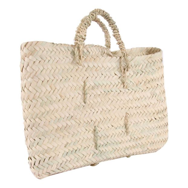 Panier plat en feuille de palmier-product