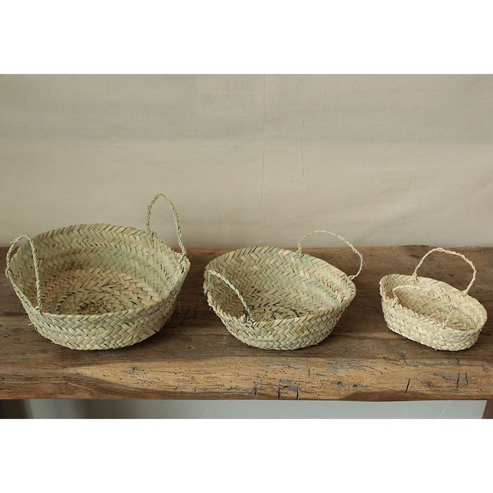 Round Woven Palm Leaf Basket- Product image n°3