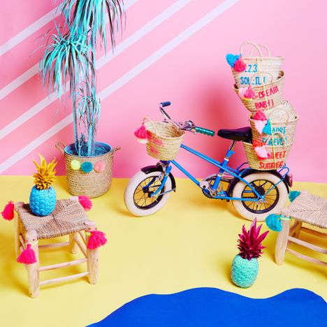 Embroidered Ice cream baby Basket-product