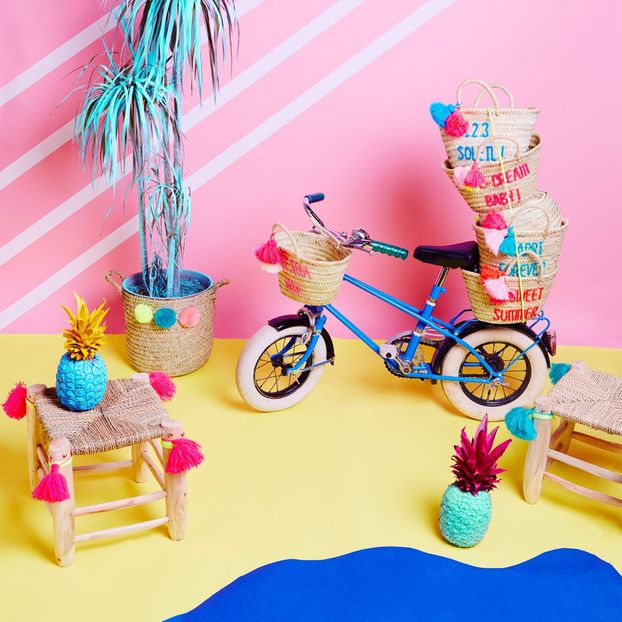 Korb mit Bommel "Ice Cream Baby"-product