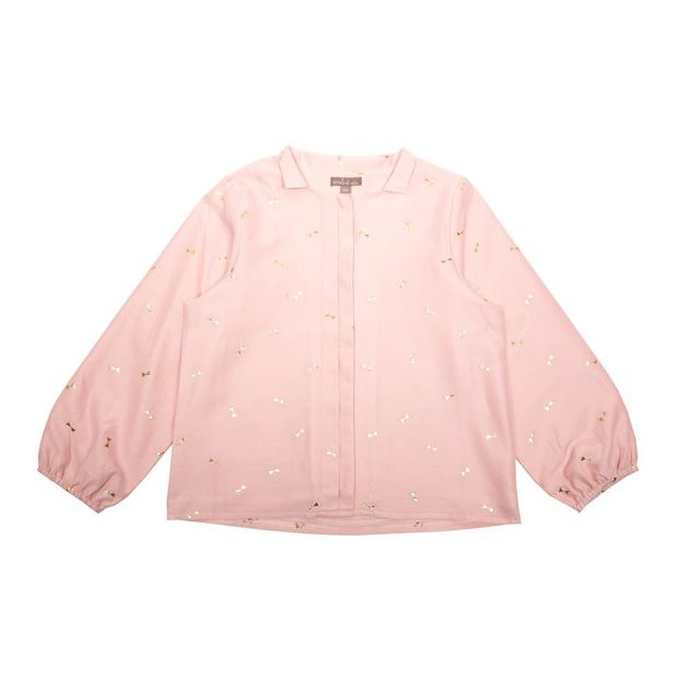 Blouse Soie Coton Jacquard Nœuds Lurex-product