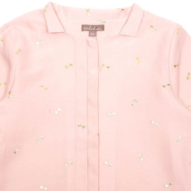 Blouse Soie Coton Jacquard Nœuds Lurex-product