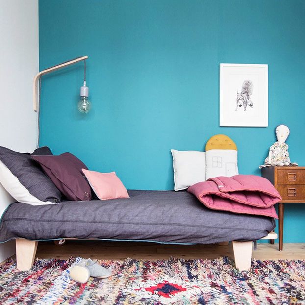 Couverture matelassée brodée main-product