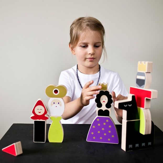 Juguete de madera Personajes de cuentos de hadas-product