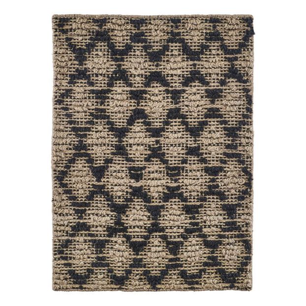 Tapis Harlequin noir et naturel-product