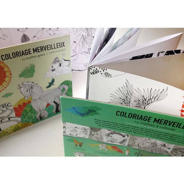 12 Greek Myths Colouring Book-product