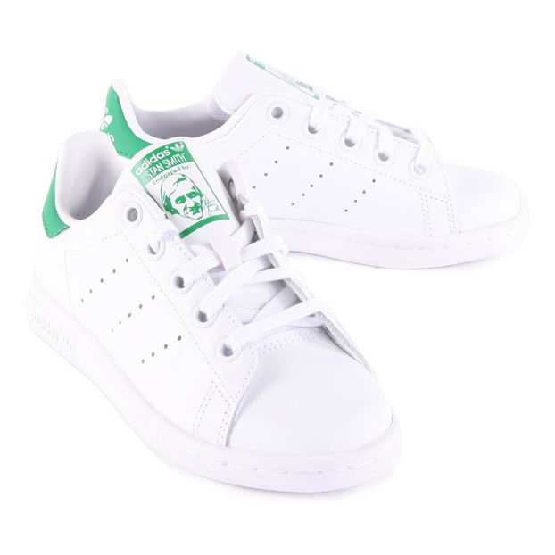 Zapatillas Cuero Cordones Elásticos Stan Smith Verde-product