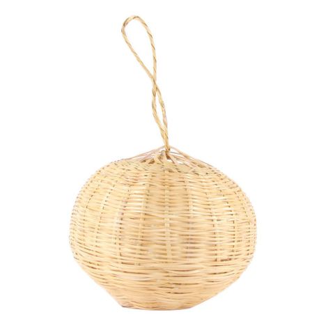 Suspension boule en osier 25 cm-product