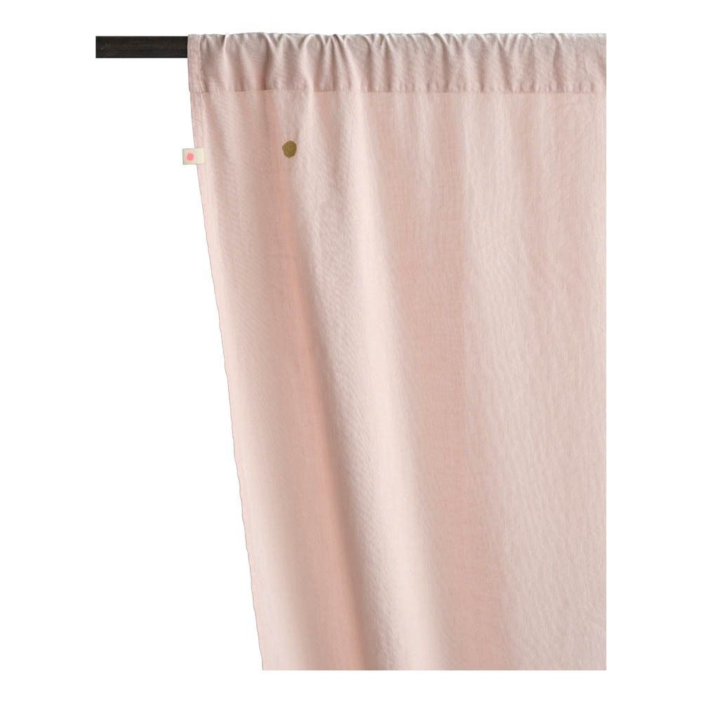 rideau rose poudr�