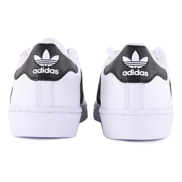 Zapatillas Cuero Cordones Superstar Negro-product