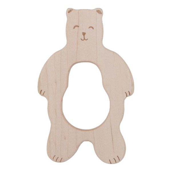 Anneau de dentition en bois ours-product
