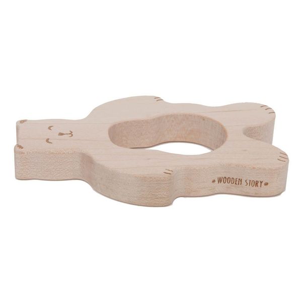 Bear Wooden Teething Ring-product