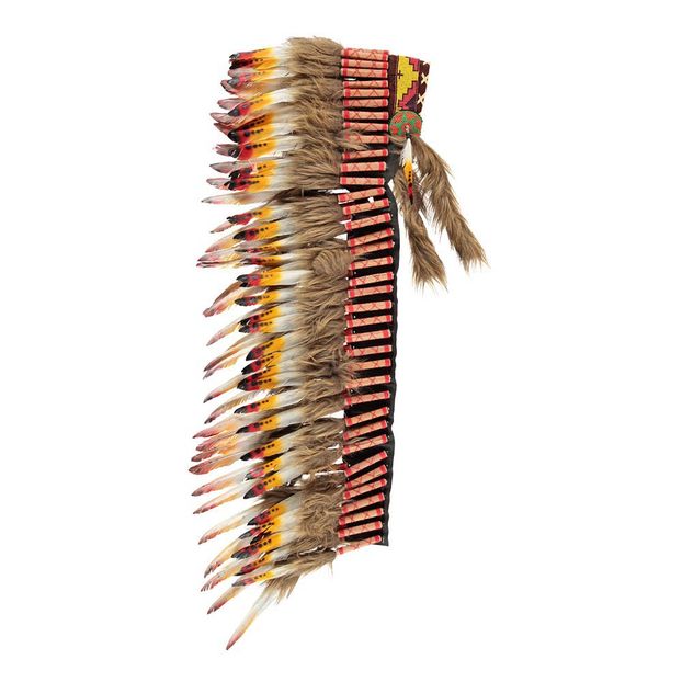 Teen Indian Feather Headdress 90cm-product