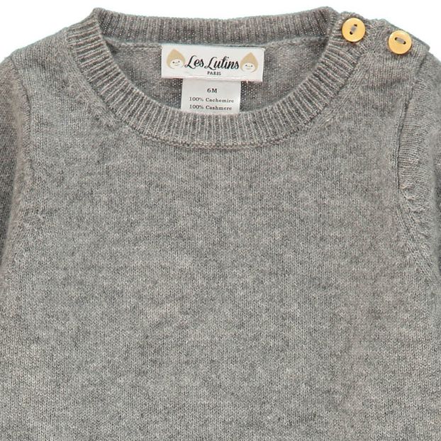 Maglione Cashmere Bottoni Legno-product