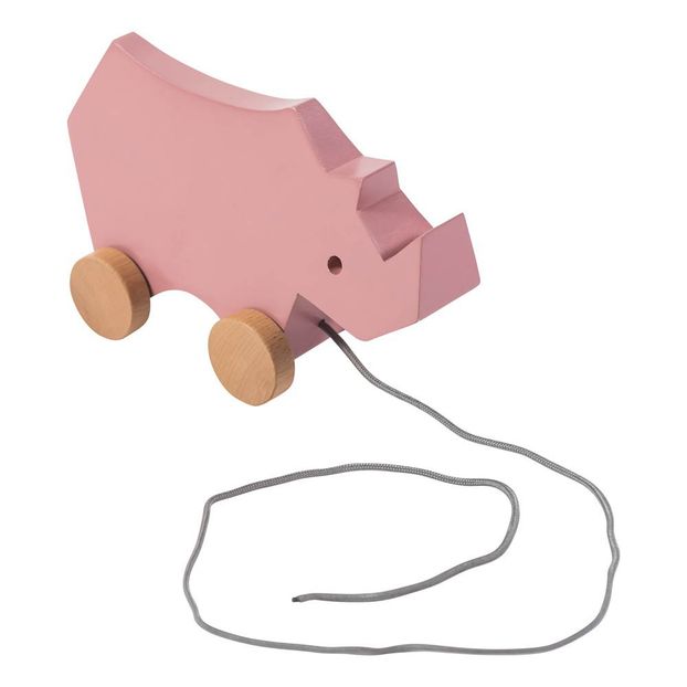 Rhino en bois à tirer-product