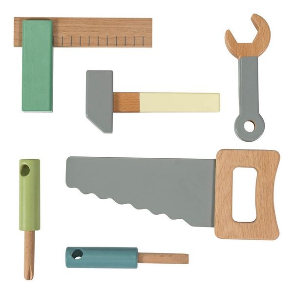 Set of 6 Wooden Tools-product