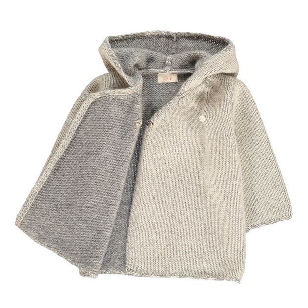 Cardigan Cruzado Capucha Lana Cachemire-product