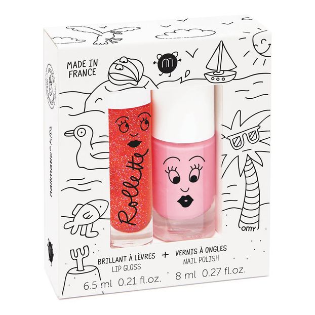 Holidays Nail Varnish and Gloss Rollette Duo-product