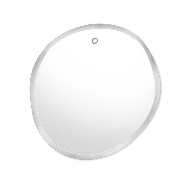 Miroir extra plat biseauté - forme aléatoire ronde 32x33 cm-product
