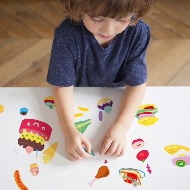 Food Wall Stickers - Set of 100-product