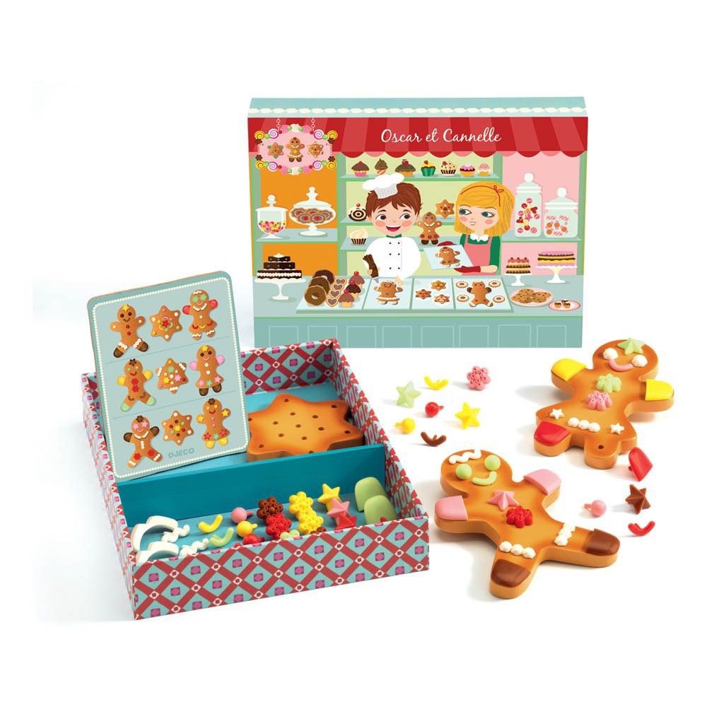 Jeu de patîsserie Oscar et Canelle Multicolore Djeco Jeux, jouets, loisirs Enfant Smallable