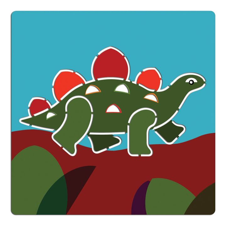 5 pochoirs dinosaures- Image produit n°4